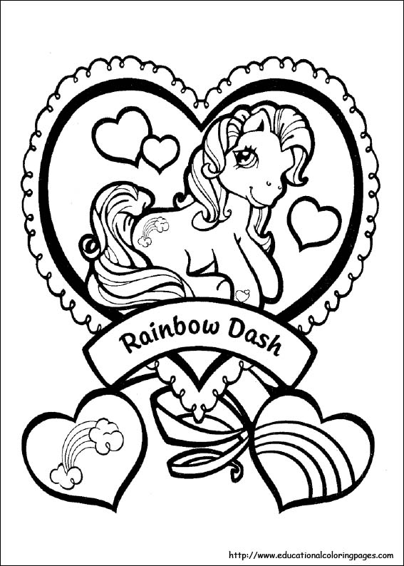 567x794 My Little Pony Coloring Pages Free For Kids