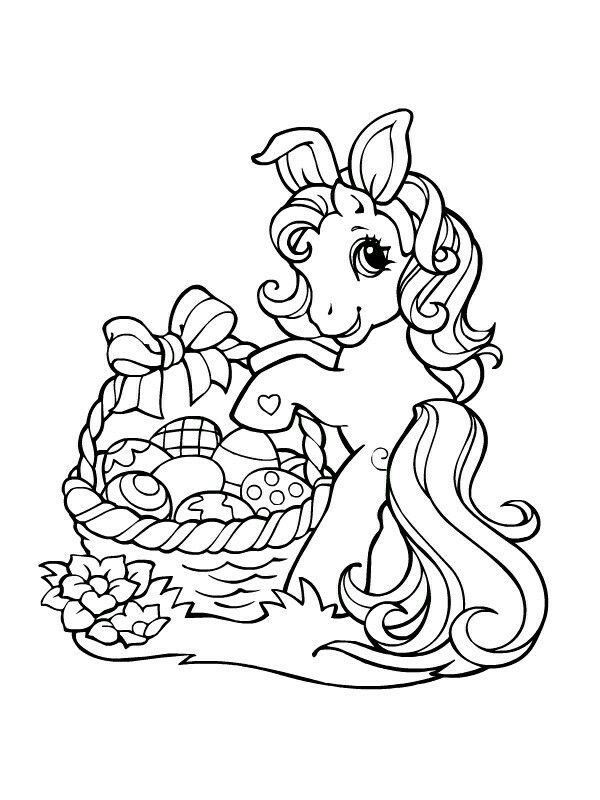 600x800 My Little Pony Easter Coloring Pages Best My Little Ponys