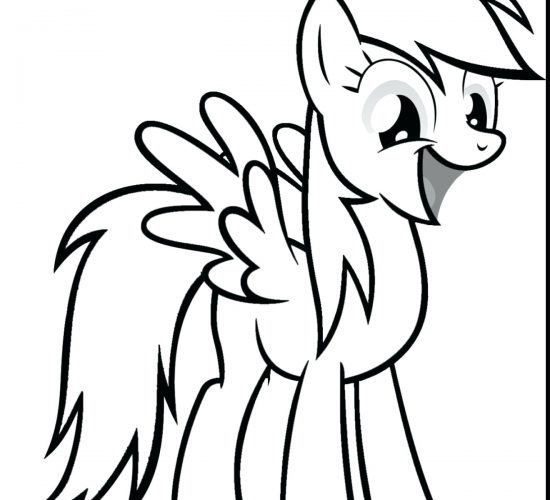 550x500 Coloring Pages Rainbow Dash Coloring Pages Awesome Page