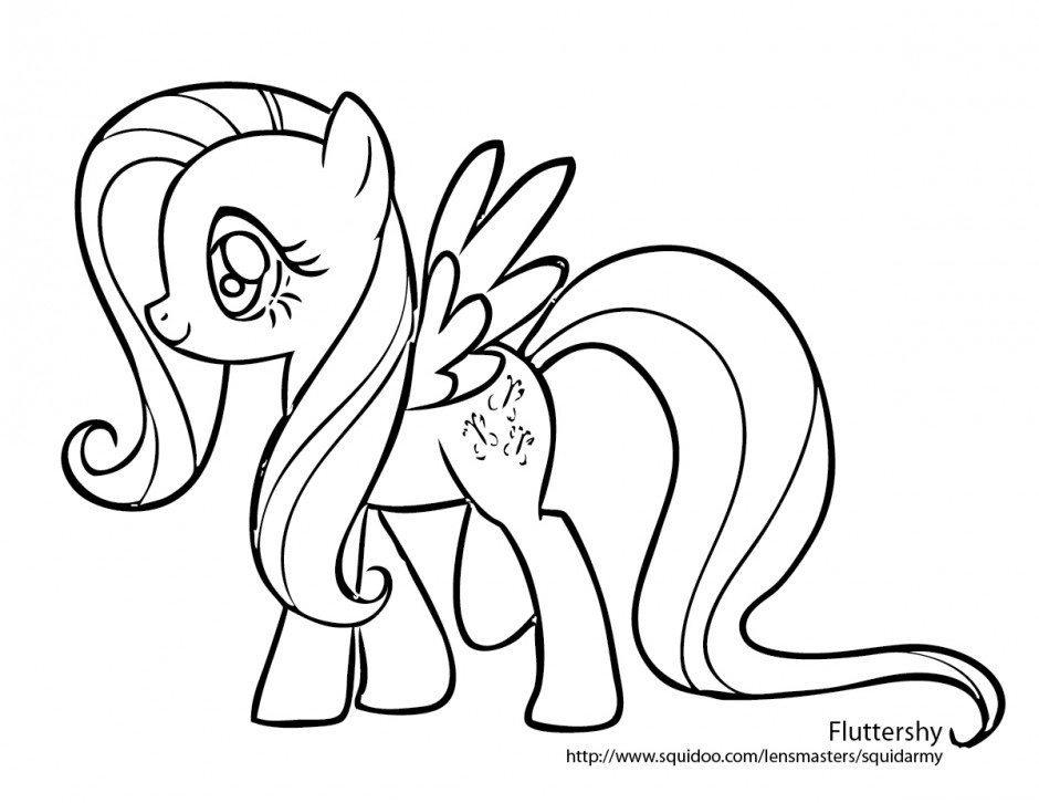 940x726 My Little Pony Friendship Is Magic Coloring Pages Fluttershy