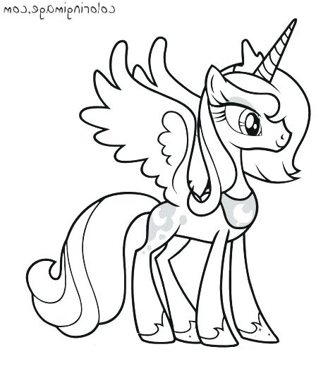 465x519 Princess Luna Coloring Page Baby Princess Coloring Pages My Little