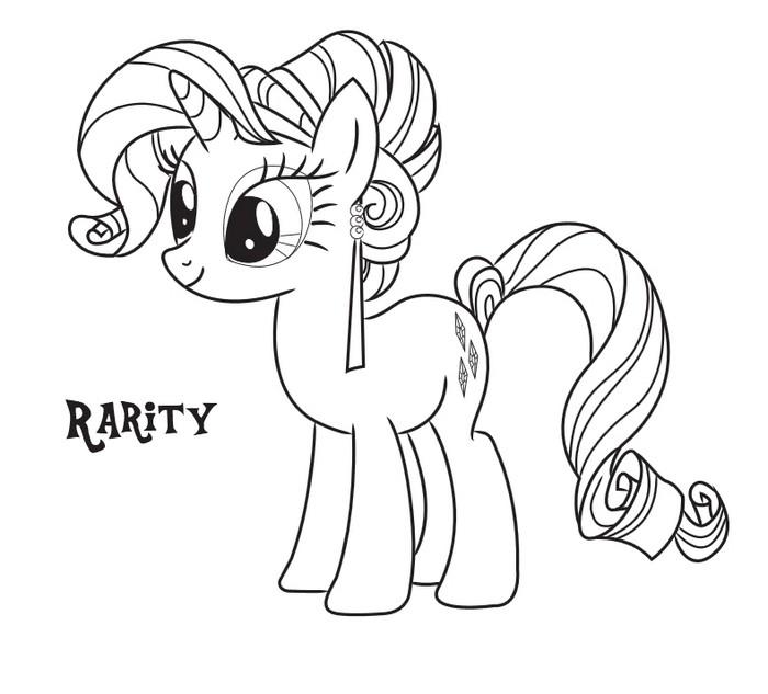 700x633 Rarity Coloring Pages Excellent Charming My Little Pony Coloring