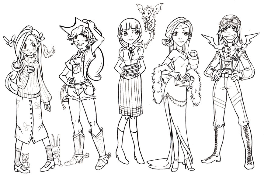 868x583 My Little Pony Girls Wip