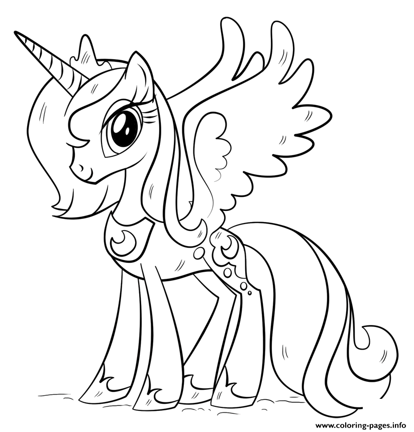 824x860 Print Princess Luna My Little Pony Coloring Pages Jpii Art
