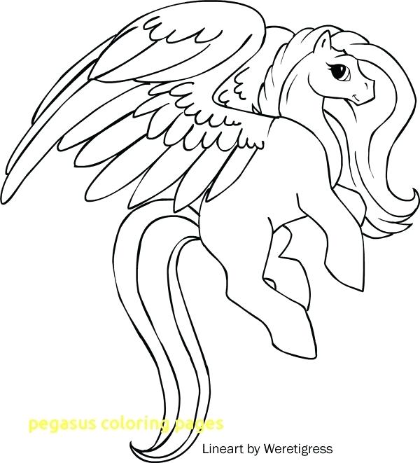 600x661 Pegasus Coloring Pages Coloring Pages With Coloring Pages