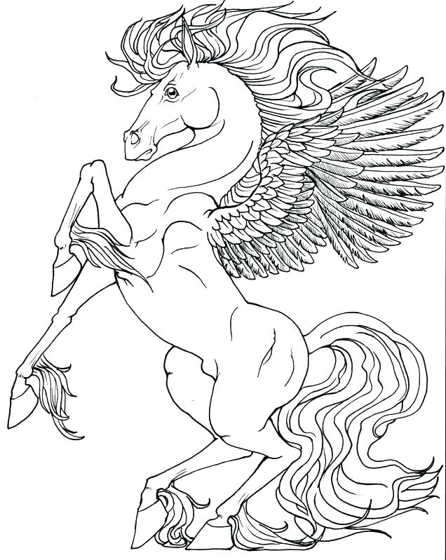 636x799 Pegasus Coloring Pages Unicorn Colouring Pages Coloring Page