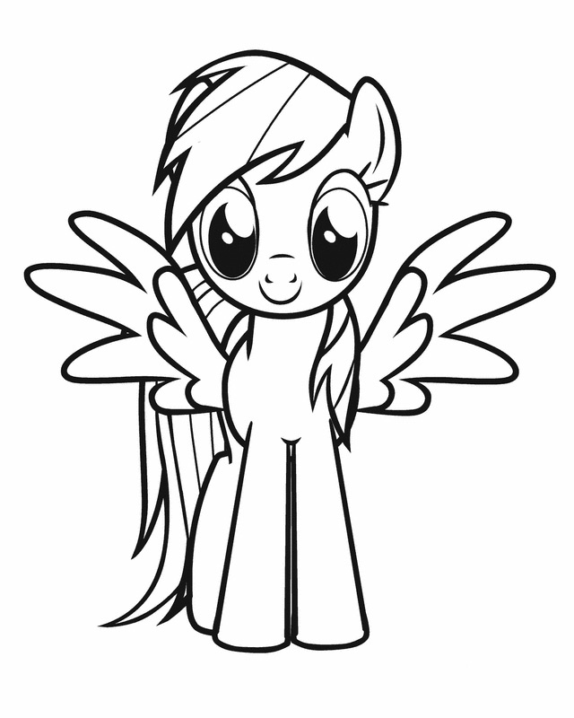 640x800 Kids Under My Little Pony Coloring Pages