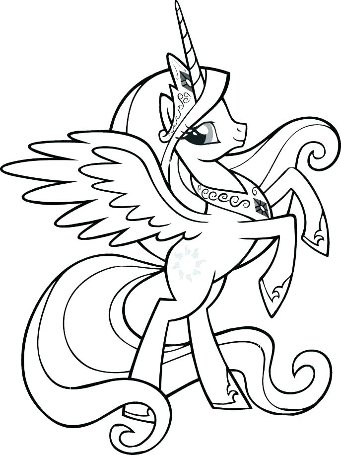 687x916 Princess Twilight Sparkle Coloring Pages My Little Pony Twilight