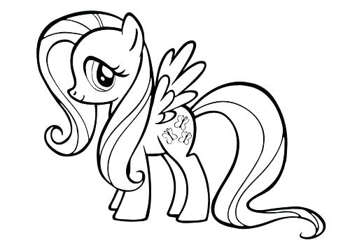 500x354 Coloring Pages Mlp