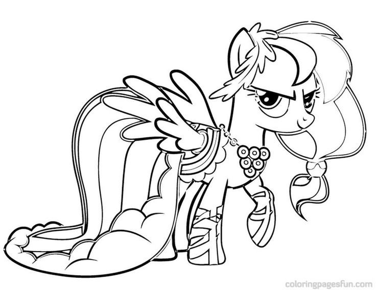 736x568 My Little Pony Coloring Pages Rainbow Dash My Little Pony