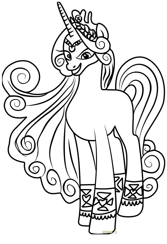 572x834 My Little Pony Coloring Pages