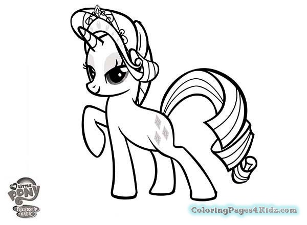 600x440 My Little Pony Coloring Pages Rarity Sweetie Coloring Pages For Kids