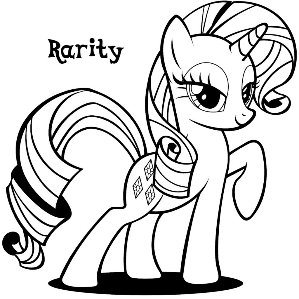 1024x1024 My Little Pony Unicorn Coloring Pages
