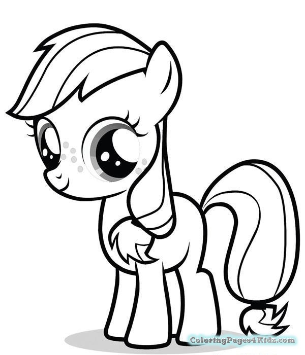 600x700 Applejack My Little Pony Coloring Pages Coloring Pages For Kids