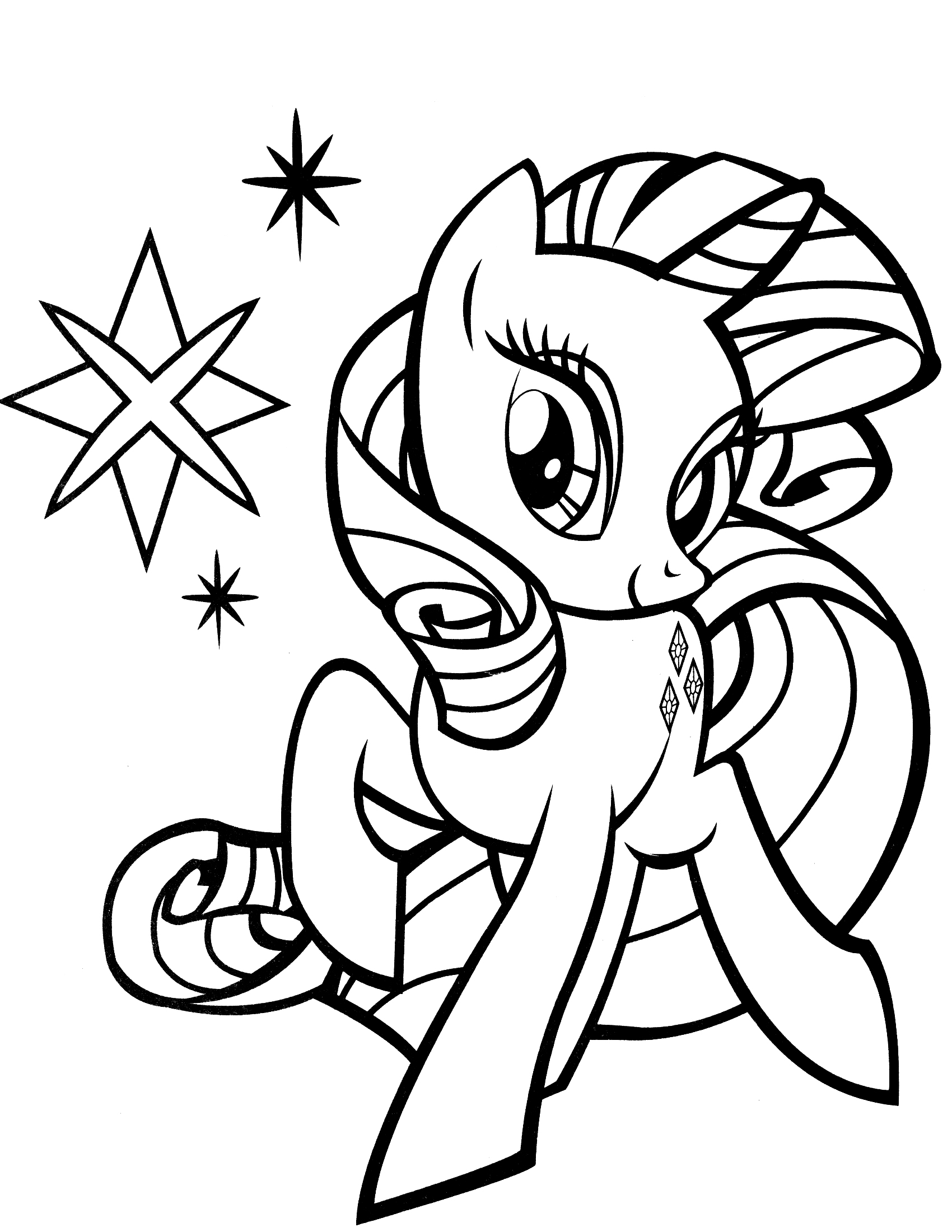 1700x2200 My Little Pony Coloring Pages