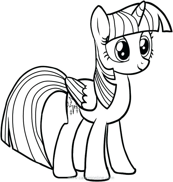 677x709 Pretty Pony Coloring Pages