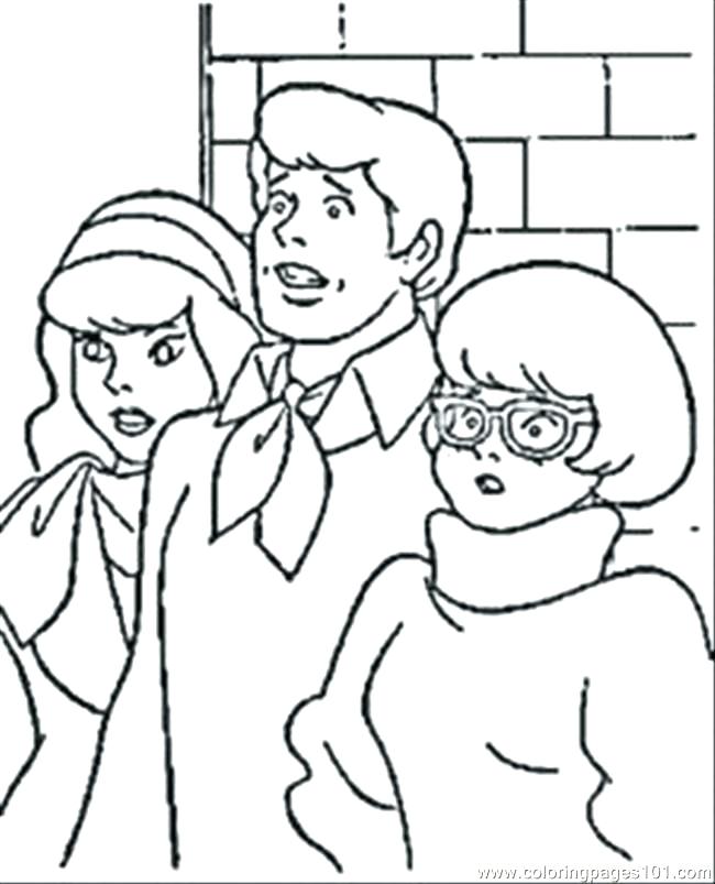650x803 Scooby Doo Coloring Pages Mystery Machine Coloring Books Plus Good
