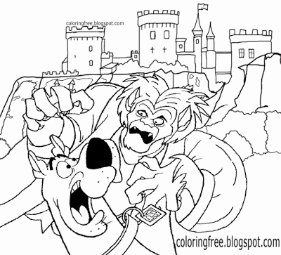 400x363 Scooby Doo Mystery Machine Coloring Pages
