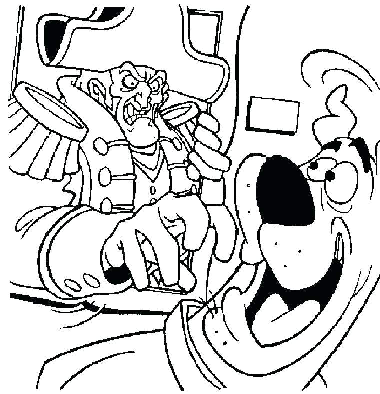 760x788 Scooby Doo Coloring Pages Mystery Machine