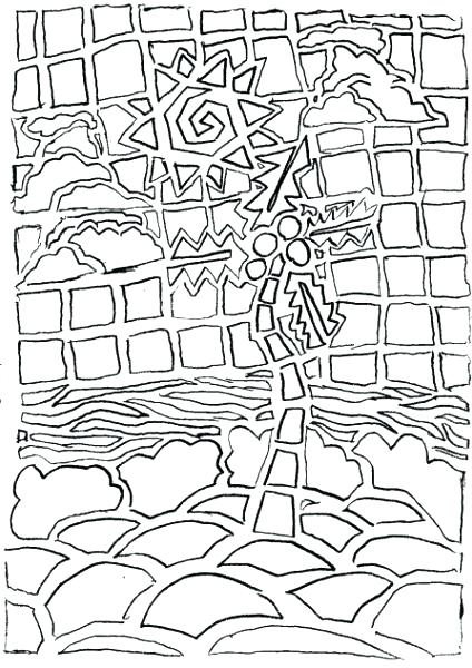 424x600 Mystery Mosaic Coloring Pages Printable Free Color For Adults
