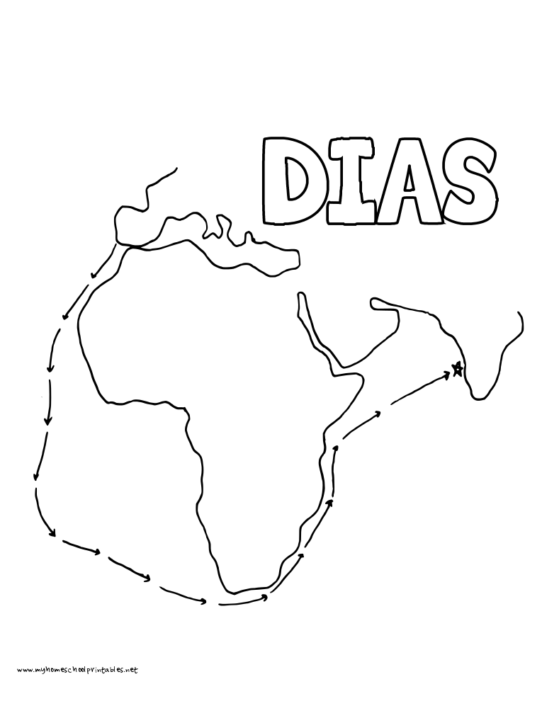 765x990 World History Coloring Pages Printables Bartolomeu Dias And Vasco