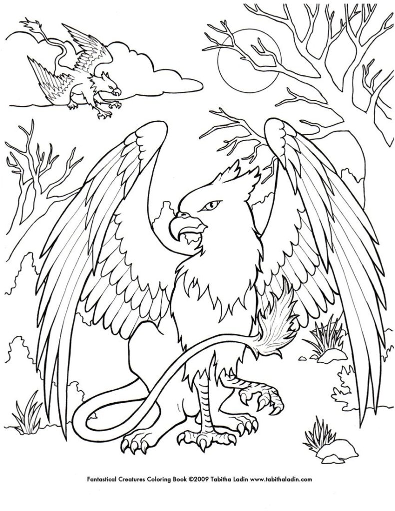 791x1024 Mythical Creatures Coloring Pages Mystical Creatures Coloring