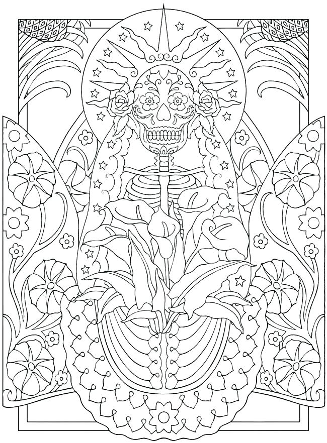 650x882 Mystical Mandala Coloring Pages