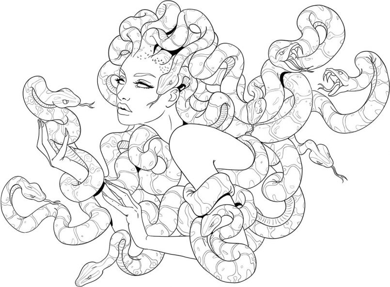 805x593 Mythical Creatures Coloring Pages Beauteous Coloring Mythical