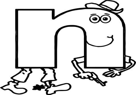 476x333 N Coloring Pages Page Image Clipart Images