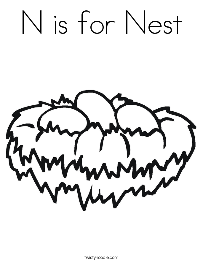 685x886 Top Nest Coloring Pages