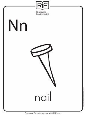 Nail Coloring Page