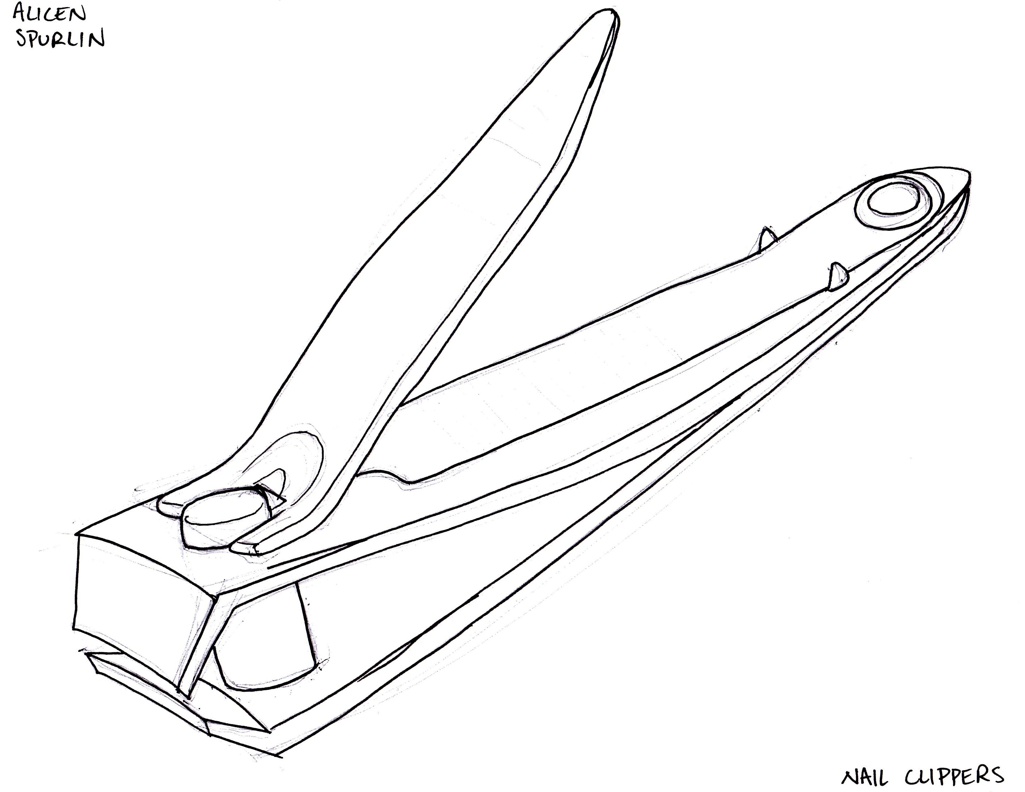 3300x2550 Nail Cutter Coloring Page