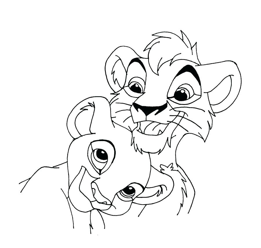 900x856 Nala Coloring Pages And Coloring Pages And Sweethearts And Online