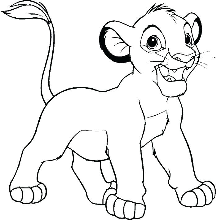 700x710 Nala Coloring Pages