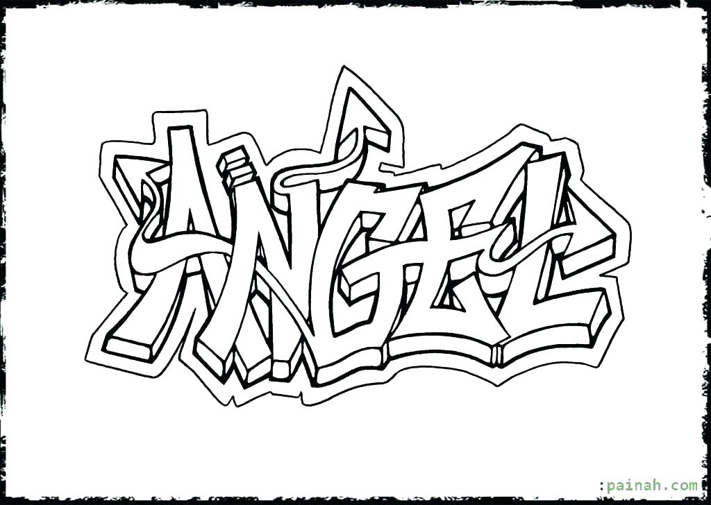 1024x728 Printable Graffiti Coloring Pages Printable Name Coloring Pages
