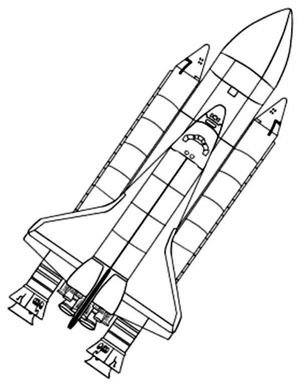 600x767 Space Shuttle Coloring Pages