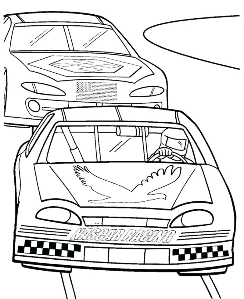 Nascar Coloring Pages at GetDrawings | Free download