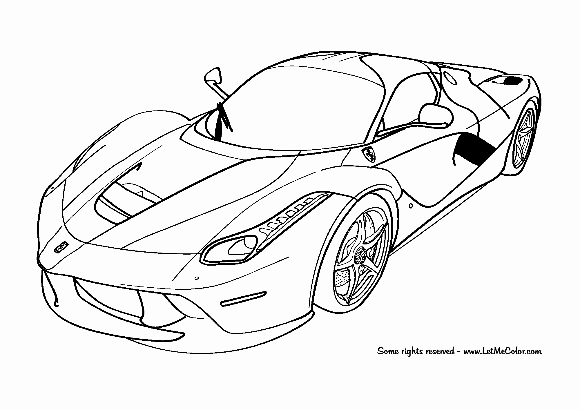 2000x1414 Nascar Coloring Pages Awesome Cars Coloring Page Ferrari Laferrari