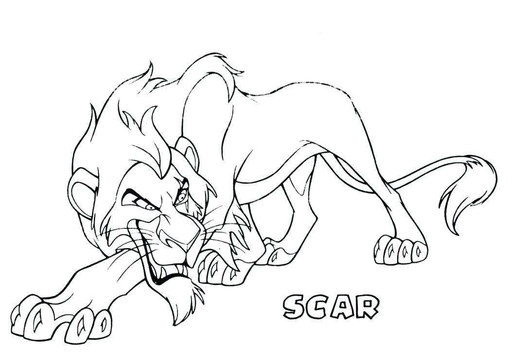 1043x737 Disney Lion King Coloring Pages Free Flowers Printable Draw