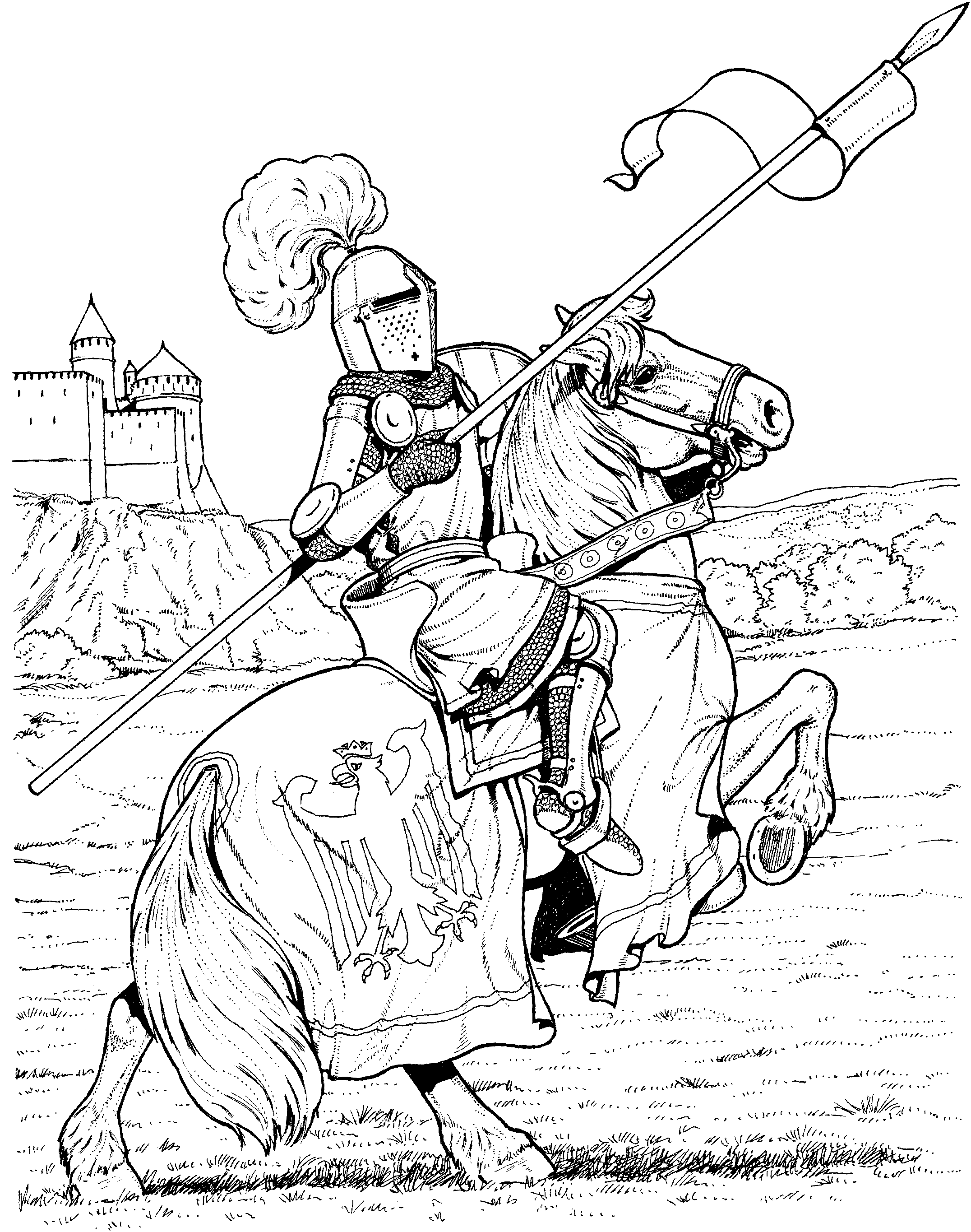 2152x2729 Knights Guard The Castle Castles And Knights