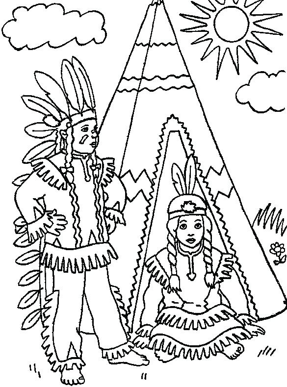585x789 Native American Coloring Pages Printable Native Coloring Pages
