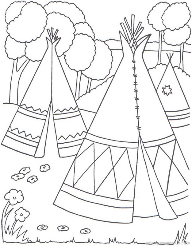 626x800 Native American Color Native American Coloring Pages