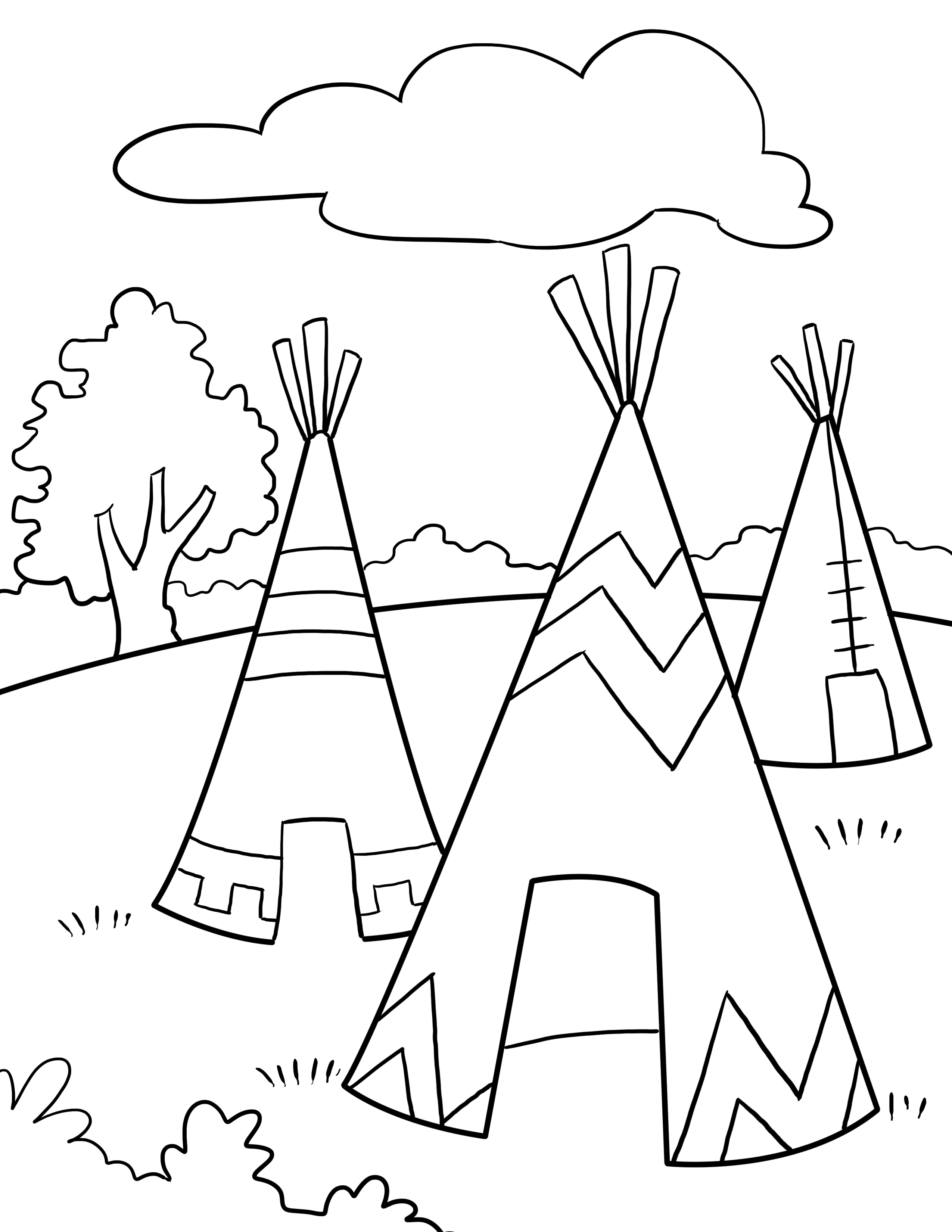 2550x3300 Timely Free Printable Native American Coloring Pages For Adults