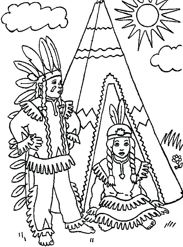 585x789 Free Printable Native American Coloring Pages Free Printable