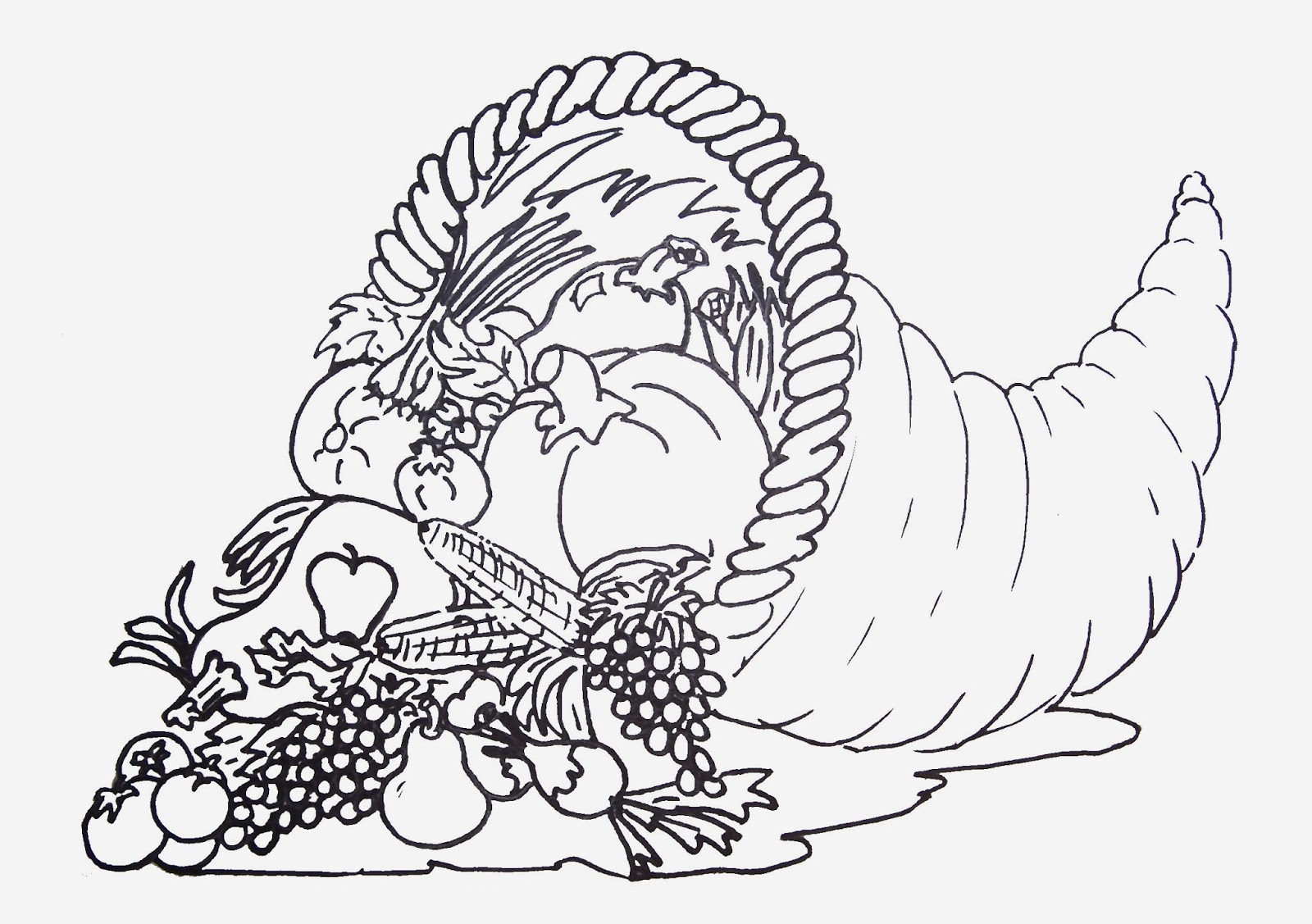 1600x1127 Incredible Printable Coloring Sheets For Thanksgiving Kids