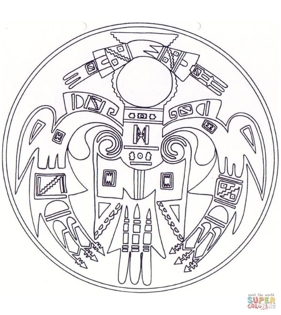 914x1024 Native American Mandala Coloring Page Free Printable Coloring