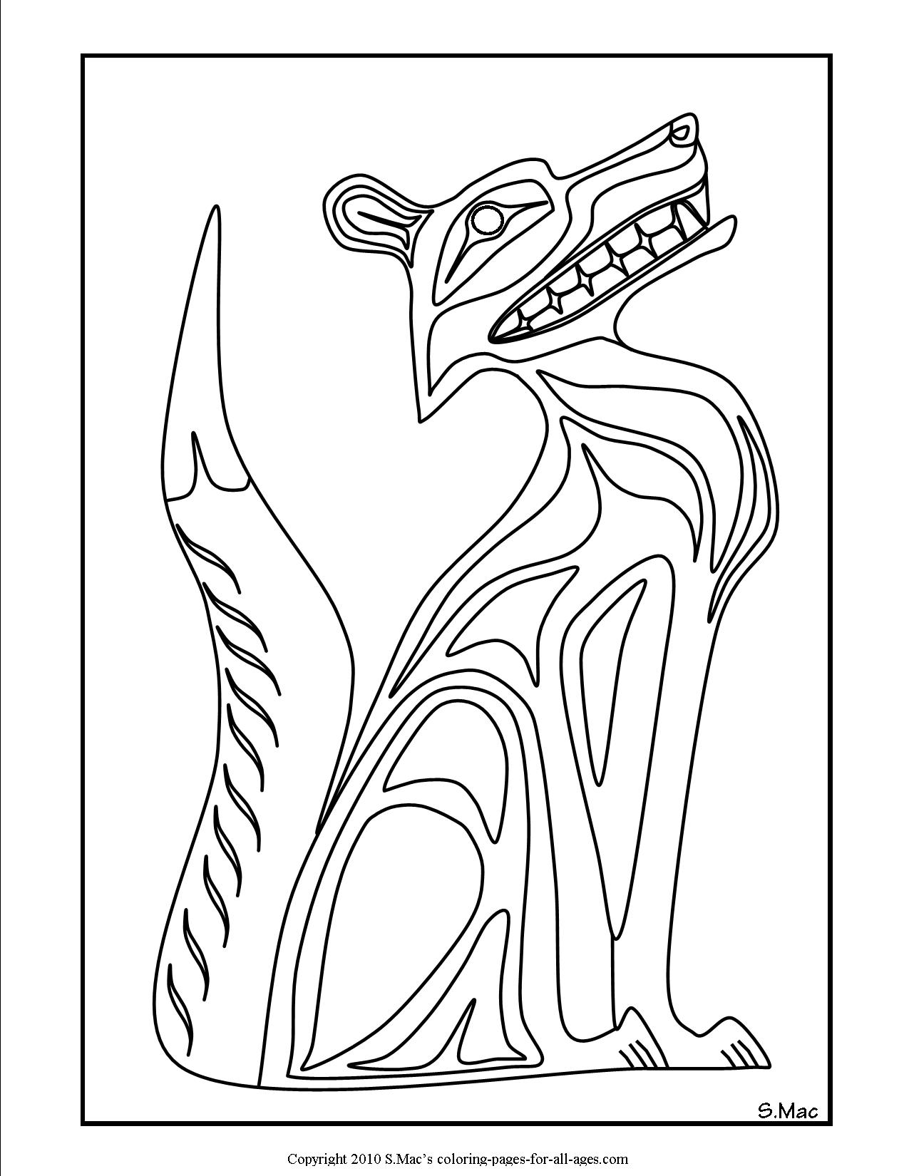 1275x1650 Revealing Native American Color Pages Mandala Coloring Page Free