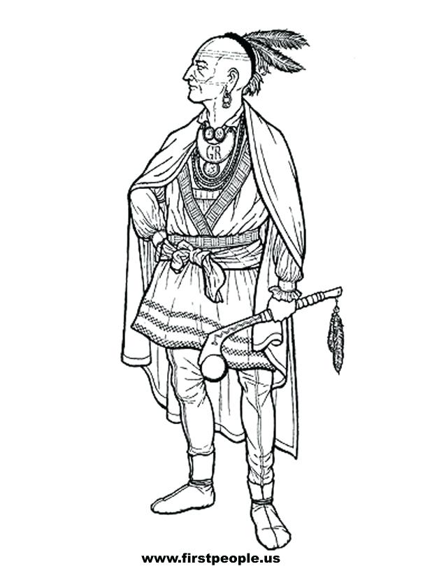 638x826 Native American Girl Coloring Page Kids Coloring Native To Color