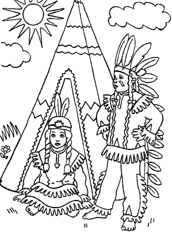 600x809 American Indian Coloring Pages Native Coloring Pages Free Plus Two
