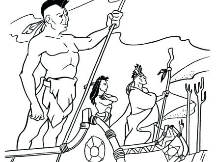440x330 American Indian Colouring Sheets Native Coloring Pages Free